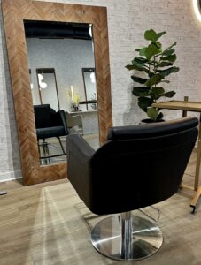 Salon Chair with Mirror